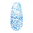 MN 6 ml Gel Polish: 150 - Kék Glitter