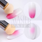 Kép 2/8 - Ecset Ombre szett I.  Pink kristáy-nyél