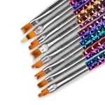 Kép 2/6 - Ecset Ombre szett UNIKORNIS 8 db-os