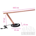 Kép 8/8 - Műkörmös Asztali Lámpa Talpas LED / Z1 / RoseGold