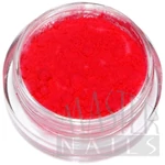 Kép 1/3 - Körömdísz / Pigment por neon piros
