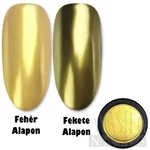 Kép 1/4 - Körömdísz / Tükörpor / Arany