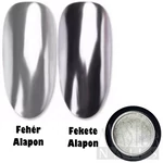 Kép 1/4 - Körömdísz / Tükörpor / Ezüst
