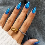 Kép 2/7 - Körömdísz / Tükörpor / RoyalBlue