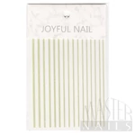 Kép 1/4 - Körömmatrica JOYFUL / Glitter Csíkok / Pezsgő