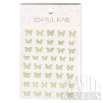 Kép 1/4 - Körömmatrica JOYFUL / Glitter Lepke / Pezsgő