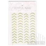 Kép 1/3 - Körömmatrica JOYFUL / Glitter Sávok / Pezsgő