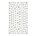 Kép 1/3 - Körömmatrica KARÁCSONYI 3D Fasio / F282 Ezüst