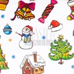 Kép 2/5 - Nail wrap Xmas
