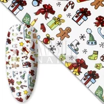 Kép 1/5 - Körömdísz / Nail Wrap Fólia XMas-15