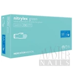 Kép 1/3 - Gumikesztyű / Nitrylex Green M-es méret 100 db-os