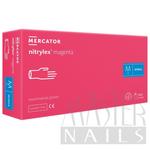 Kép 1/4 - Gumikesztyű / Nitrylex Magenta M-es méret 100 db-os