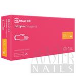 Kép 1/4 - Gumikesztyű / Nitrylex Magenta XS-es méret 100 db-os