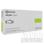 Kép 1/3 - Gumikesztyű / Nitrylex White S-es méret 100 db-os