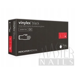 Kép 1/2 - Gumikesztyű / Vinylex Fekete L-es méret 100 db-os