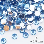 Kép 1/2 - Kristály Strasszkő 1440 db / light sapphire (SS4) S-es méret