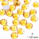 Kép 1/2 - Kristály Strasszkő 1440 db / topaz (SS4) S-es méret