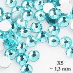 Kép 1/2 - Strasszkő 50 db / aqua XS-es méret