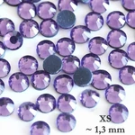 Kép 1/2 - Strasszkő 50 db / tanzanite XS-es méret