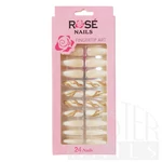 Kép 1/6 - Műköröm szett ROSENAILS 24db-os / 12.