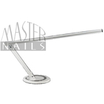 Kép 1/3 - Műkörmös Asztali Lámpa / LED / Talpas Ezüst / Szépséghibás termék