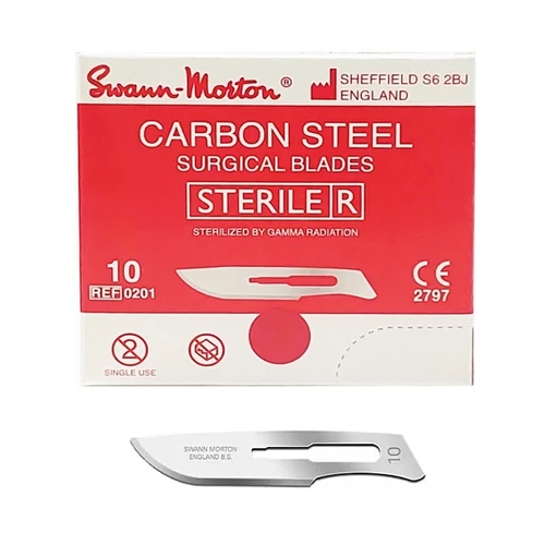 Szike eldobható Swann Morton /Steril/ 10-es méret 100 db