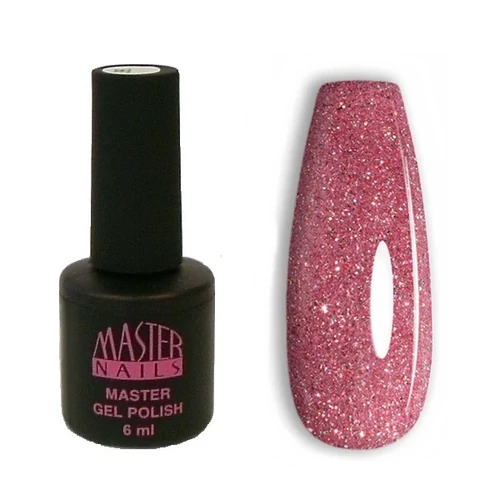 MN 6 ml Gel Polish: 145 - Mályva Glitter