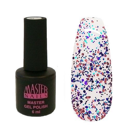 MN 6 ml Gel Polish: 148 - Kék Multi Glitter