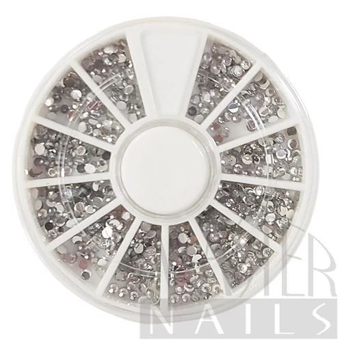 Nail Decoration kb:700 db. Körömdísz / Ezüst pötty