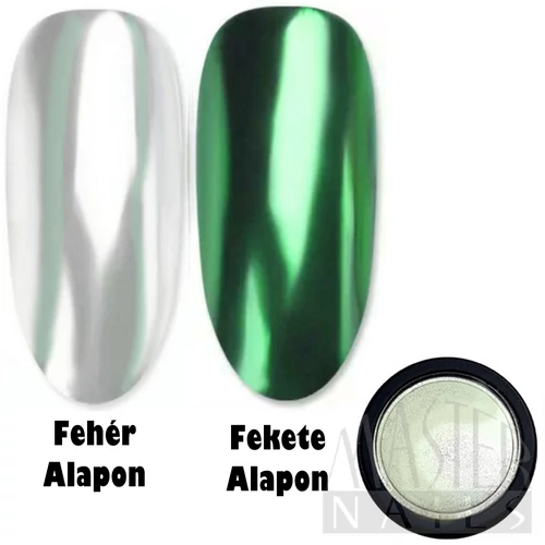 Körömdísz / Tükörpor / Emerald (Zöld)