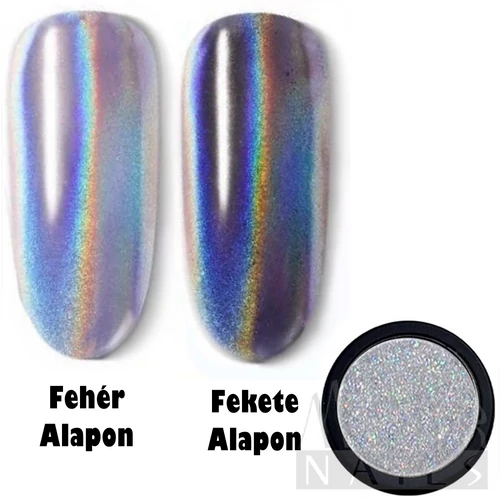 Körömdísz / Tükörpor / Holo