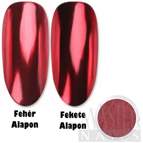 Körömdísz / Tükörpor / Red