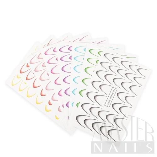 Körömmatrica 5D / Francia / STZ40-STZ47 / 8db /csomag