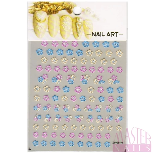 Körömmatrica 3D NailArt / ZY-081-F