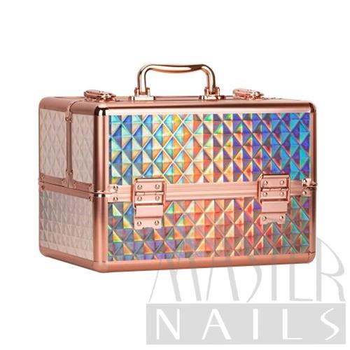 Körmös Táska / M / Mini Gyémánt RoseGold HOLO II.