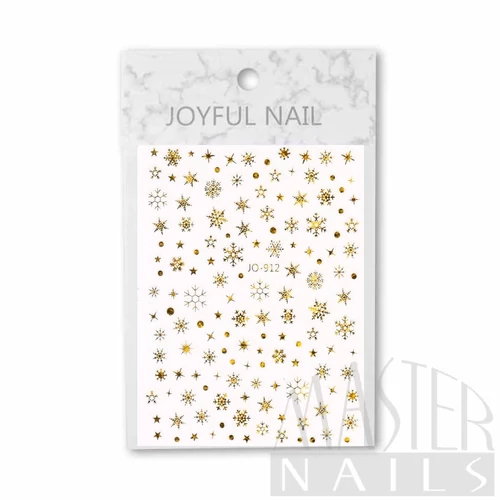 Körömmatrica Karácsonyi. / Arany / JO912