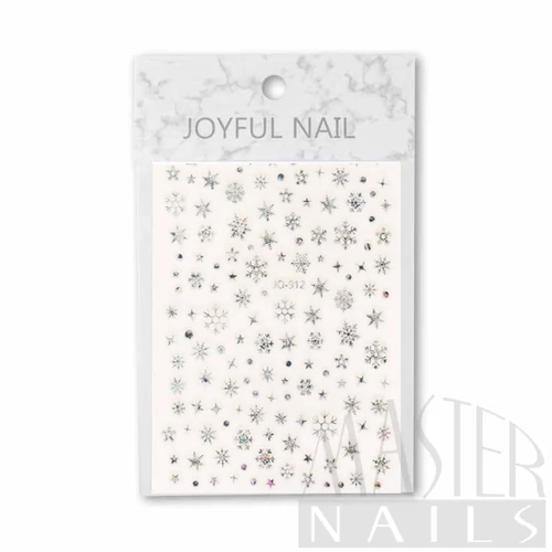 Körömmatrica Karácsonyi. / Ezüst / JO912