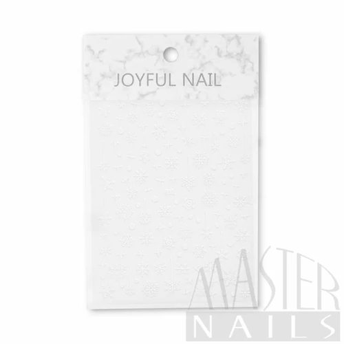 Körömmatrica Karácsonyi. / Fehér / JO908