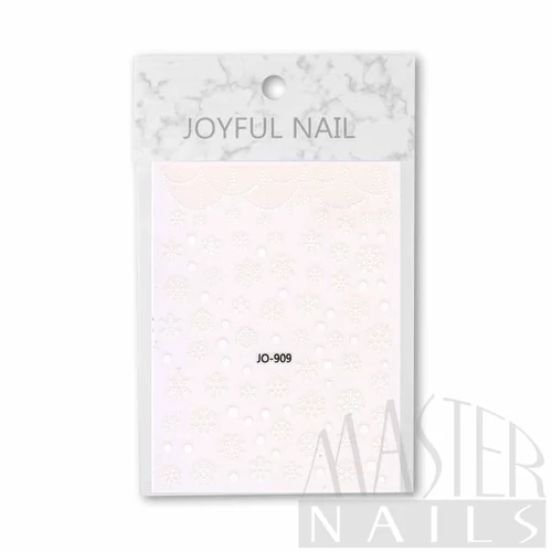 Körömmatrica Karácsonyi. / Fehér / JO909