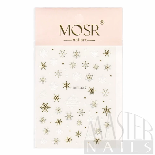 Körömmatrica Karácsonyi. / Mosr / MO-417