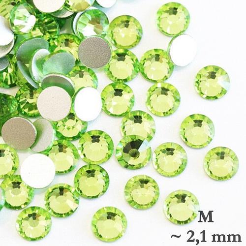 Strasszkő 50 db / peridot M-es méret