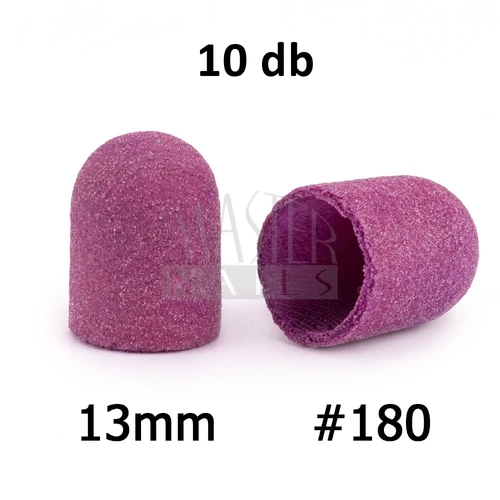 Pedi csiszoló kúp #13mm. Lila (180) 10 db.