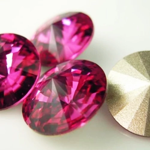 Swarovski Rivoli  ÉKSZERKÖ Fuchsia