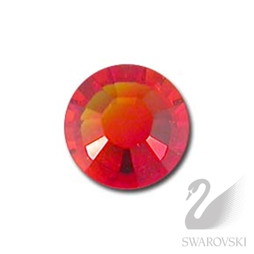 Swarovski strasszkő / SS 12 / Fire Opal / 20-db