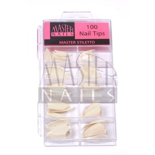 MN Tip box 100 Stiletto Natur
