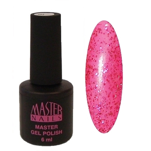 MN 6 ml Gel Polish: 147 - Pink Glitter