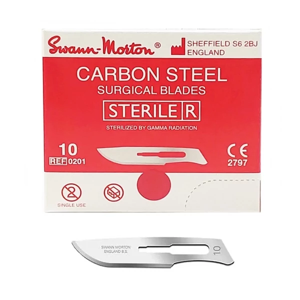 Szike eldobható Swann Morton /Steril/ 10-es méret 100 db