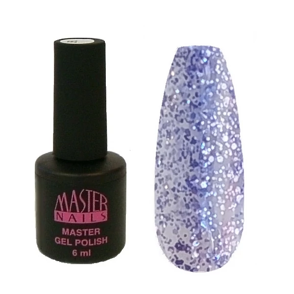MN 6 ml Gel Polish: 149 - Lila Glitter