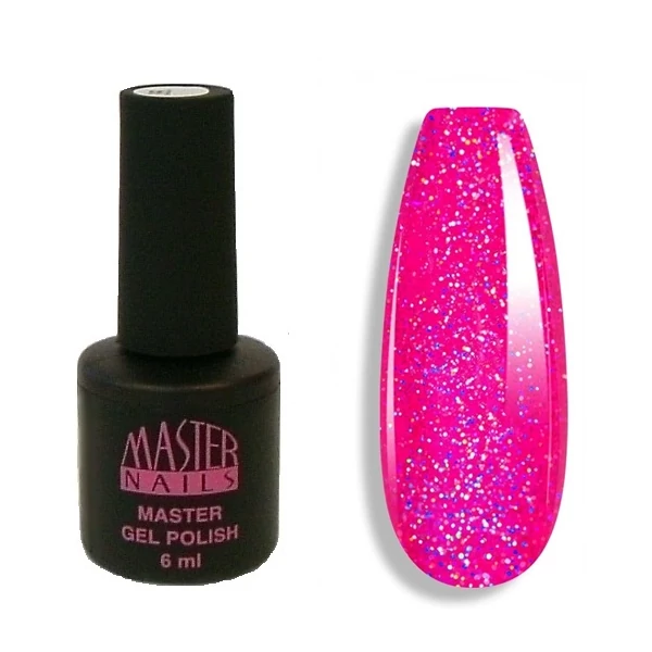 MN 6 ml Gel Polish: 152 - Csillámos Hercegnő Pink