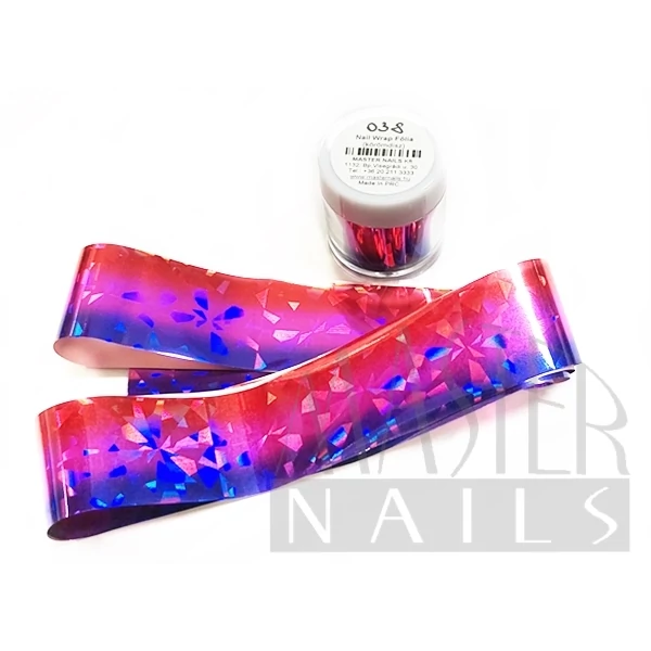 Körömdísz / Nail Wrap Fólia 038